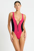 Bond-eye Splice Zip Front One Piece